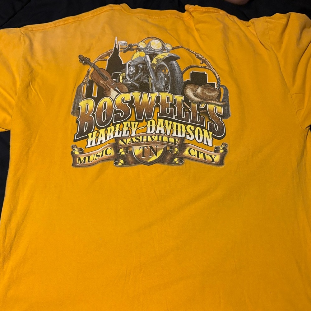 Harley-Davidson Yellow Graphic Tee 2XL